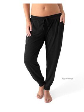 Maternity Lounge Jogger Pants with Pockets Drawstring Waist
